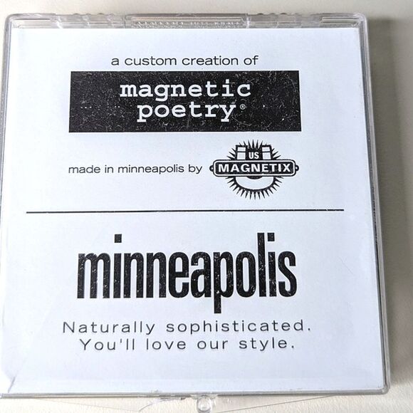 Minneapolis Themed Magnetic Poetry Set - Picture 2 of 8